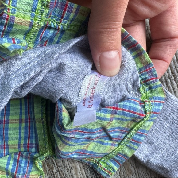 Retired - American Girl Bitty Baby Twins Plaid & Denim Meet Outfits Boy & Girl - Picture 9 of 9